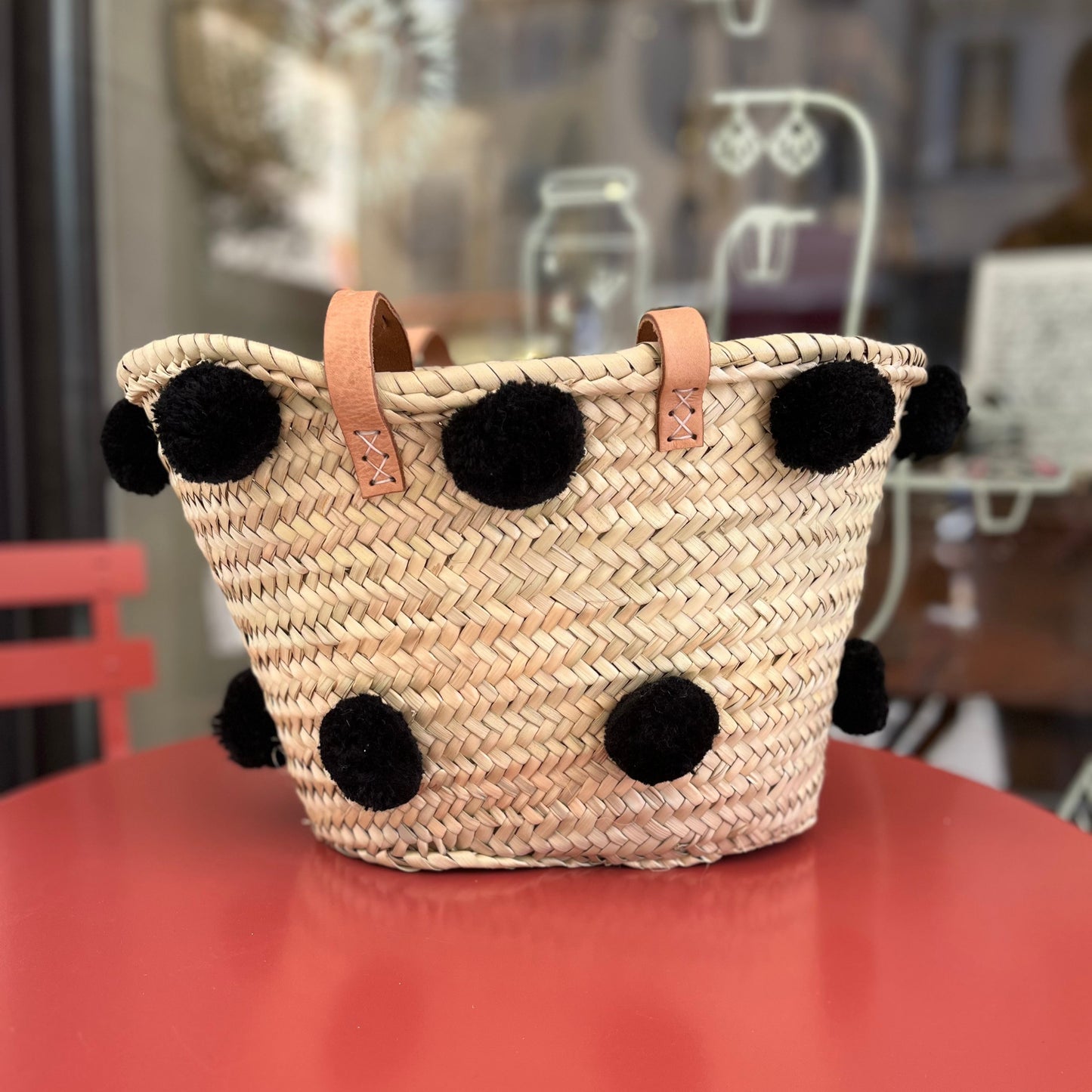 Panier berbère artisanal feuille de palmier | Janaya