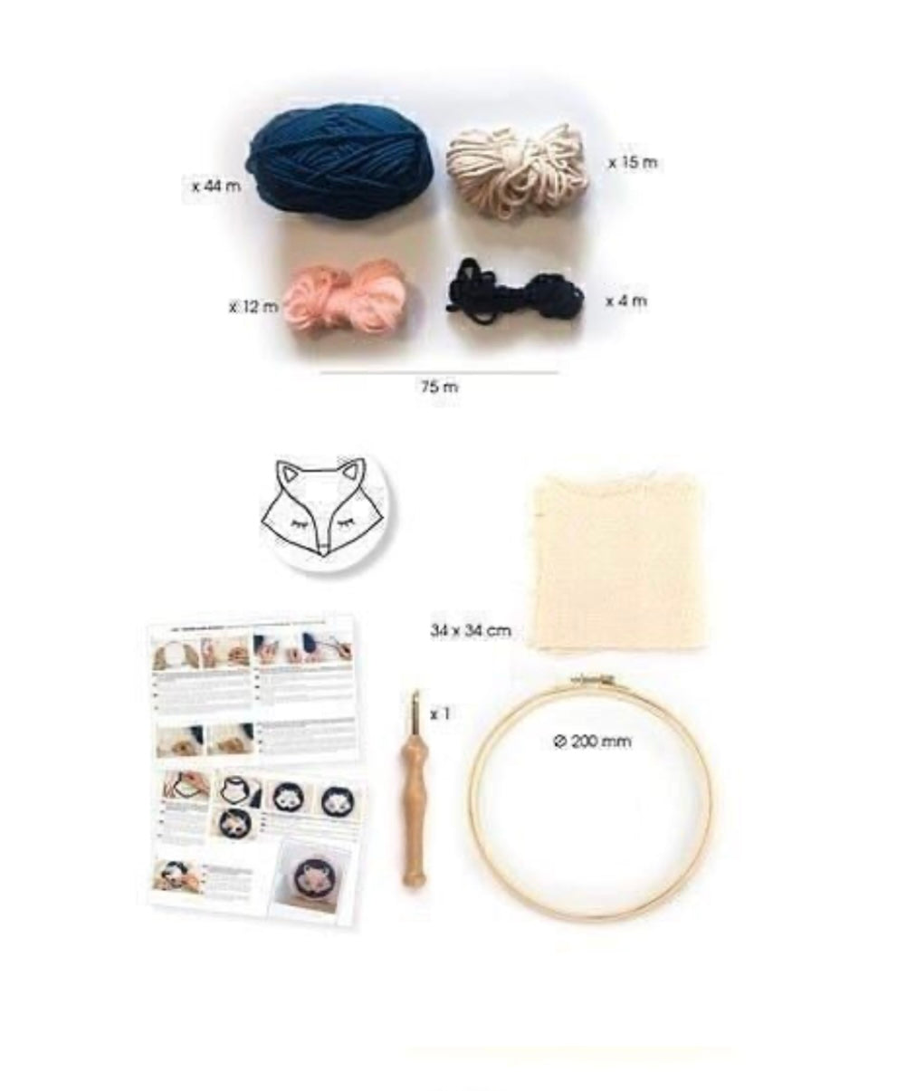 DIY Kit punch needle renard