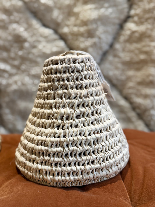 Suspension luminaire feuille palmier