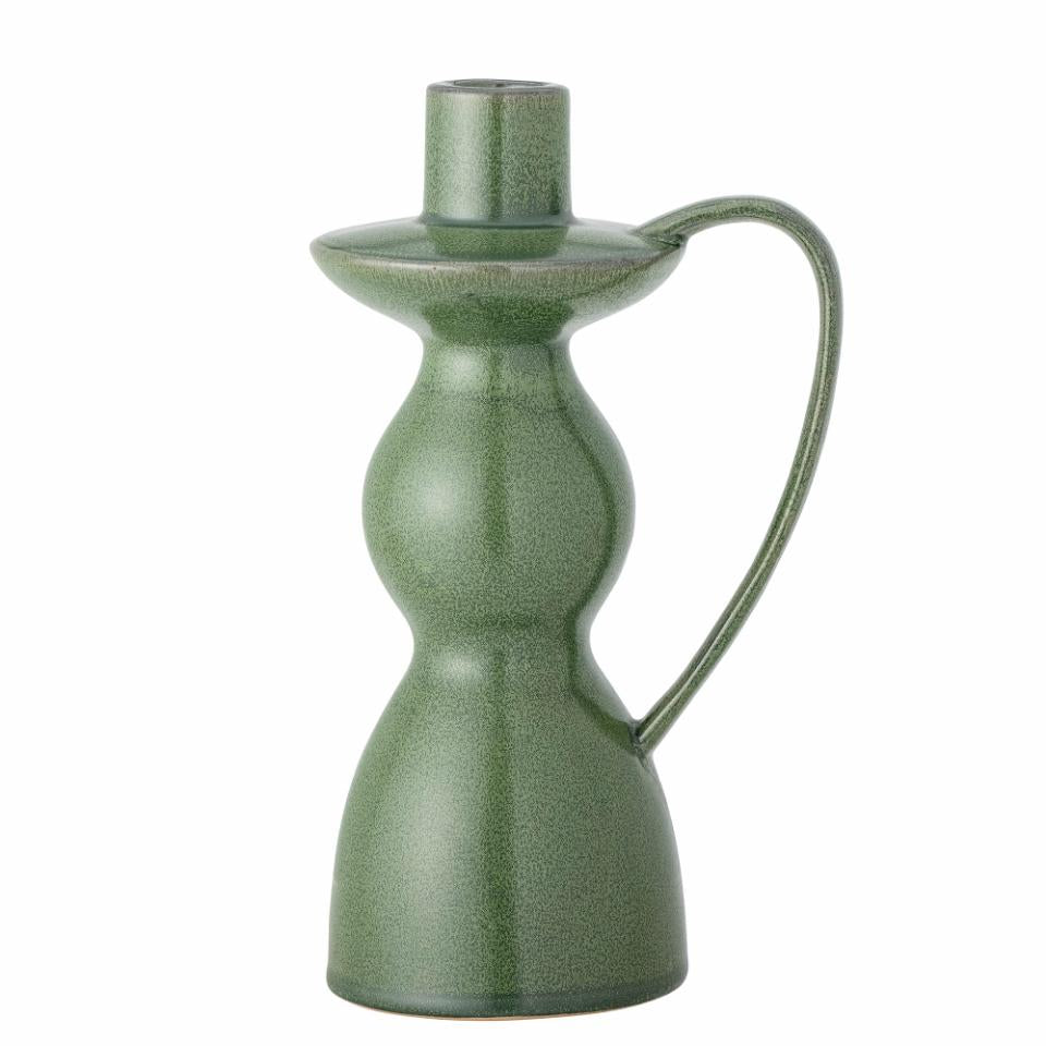 Fija bougeoir - Verte - Grès