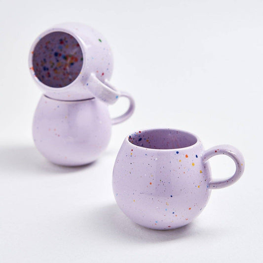 Tasse New Party en forme de boule de taille moyenne, lilas, 250 ml