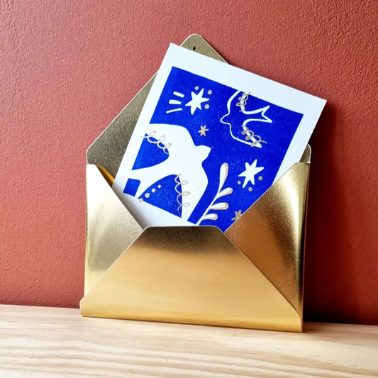 Enveloppe en laiton - Décoration murale