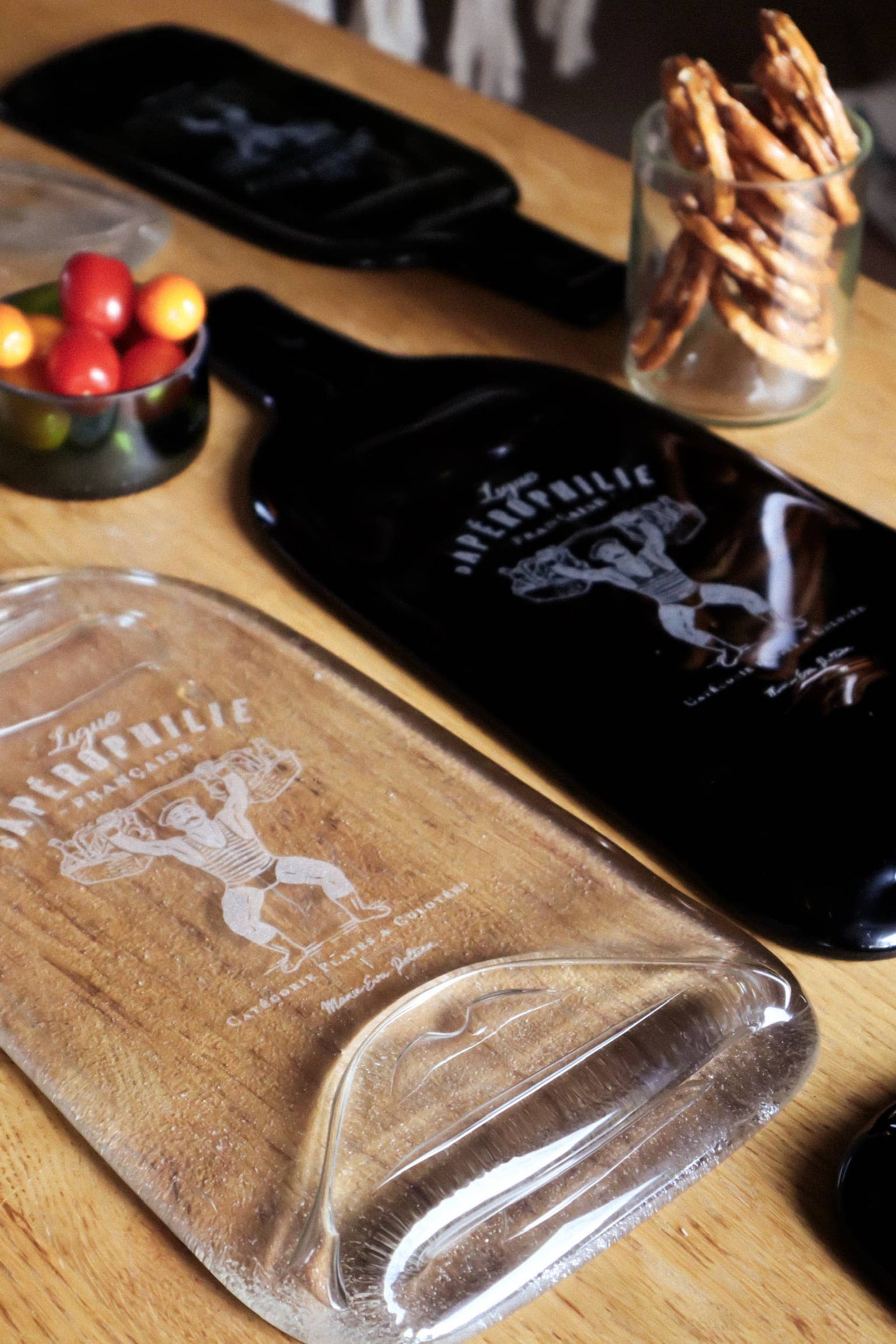 LES PLATES illustrées Apérophilie - vertes