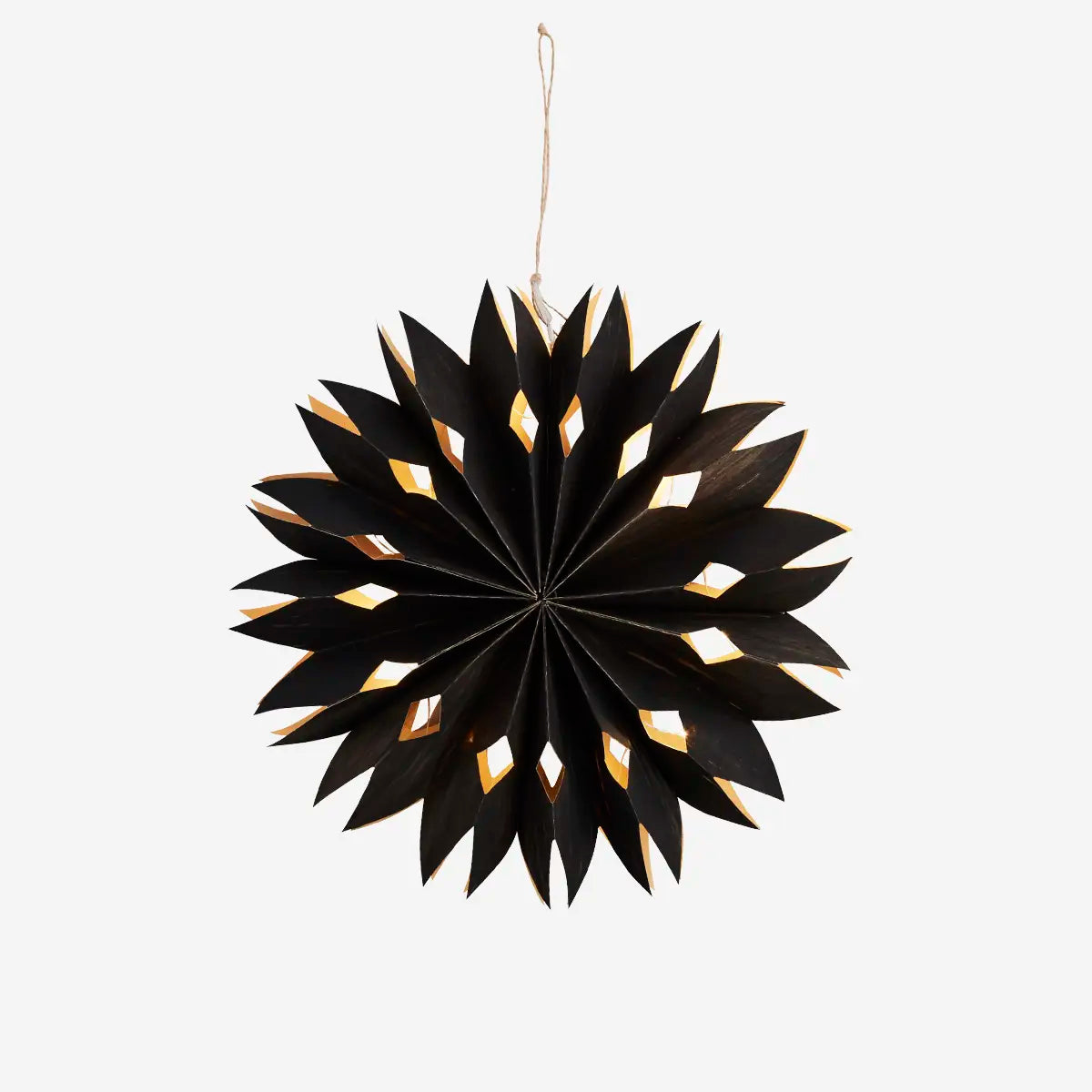Étoile lumineuse noire