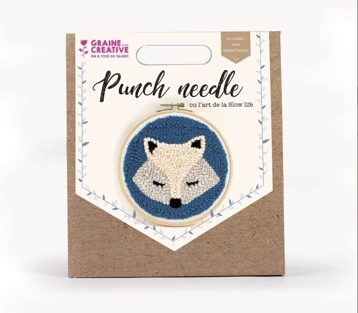 DIY Kit punch needle renard