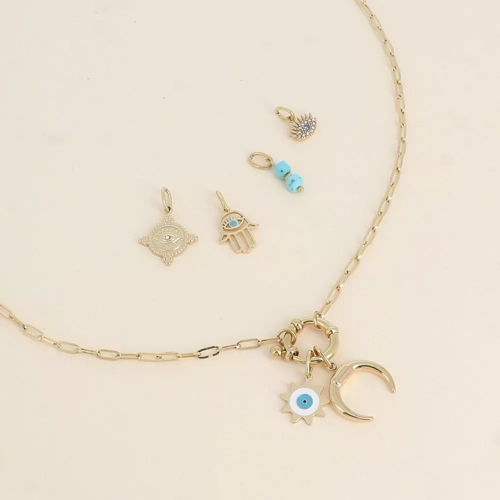 Collier Carpe Diem – Œil turquoise