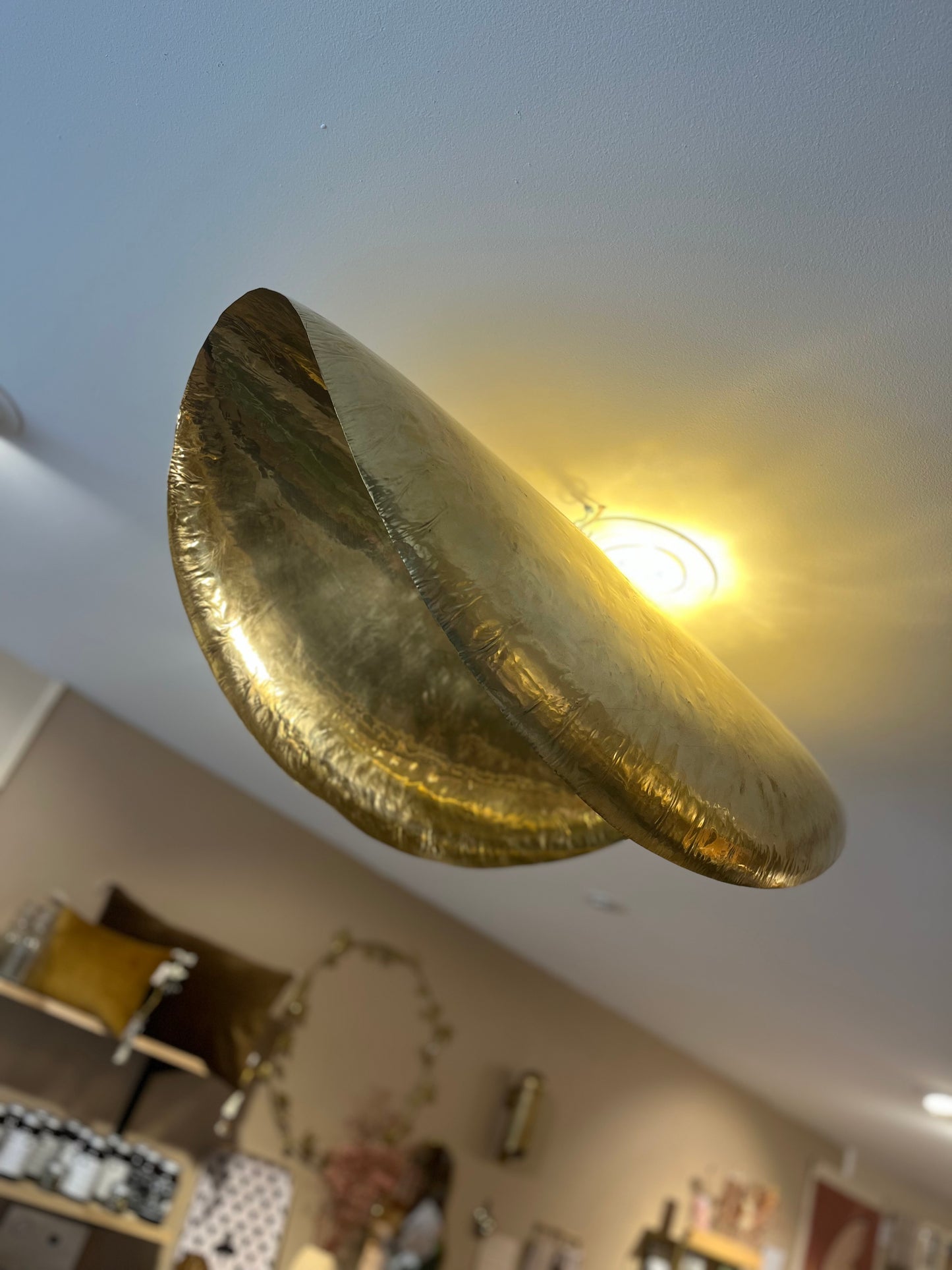 Suspension Brass – Luminaire en Laiton Doré