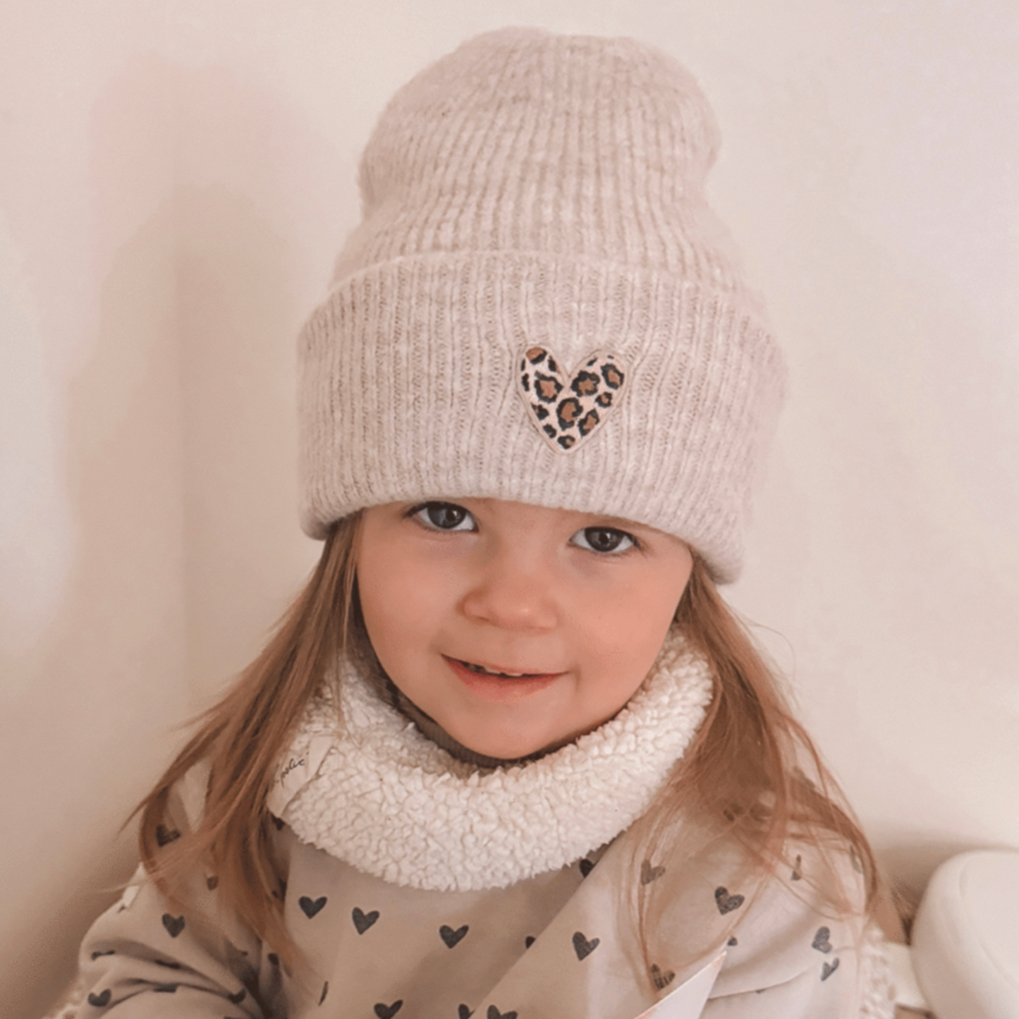 Bonnet - Coeur Léopard