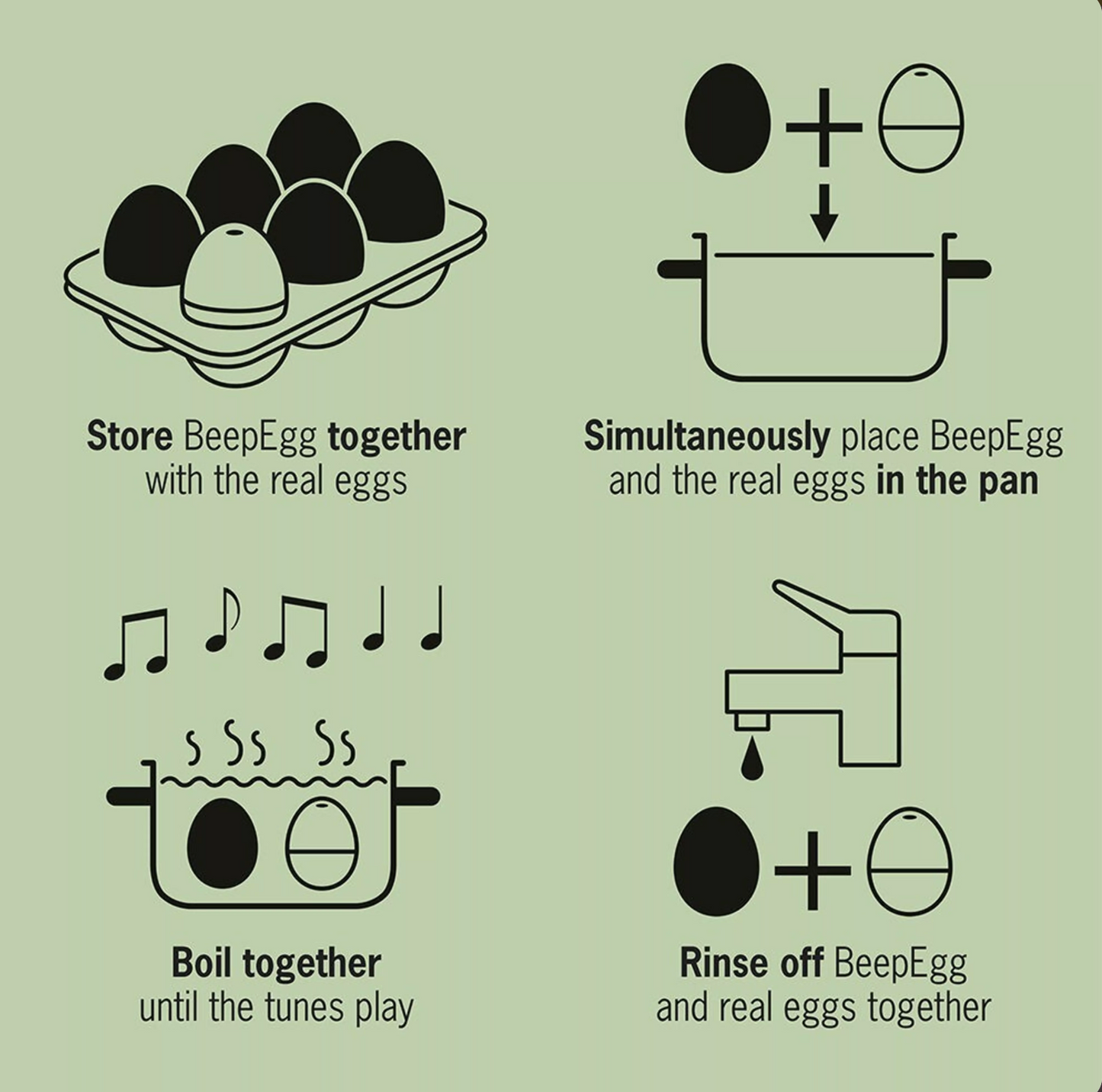BeepEgg - Noir