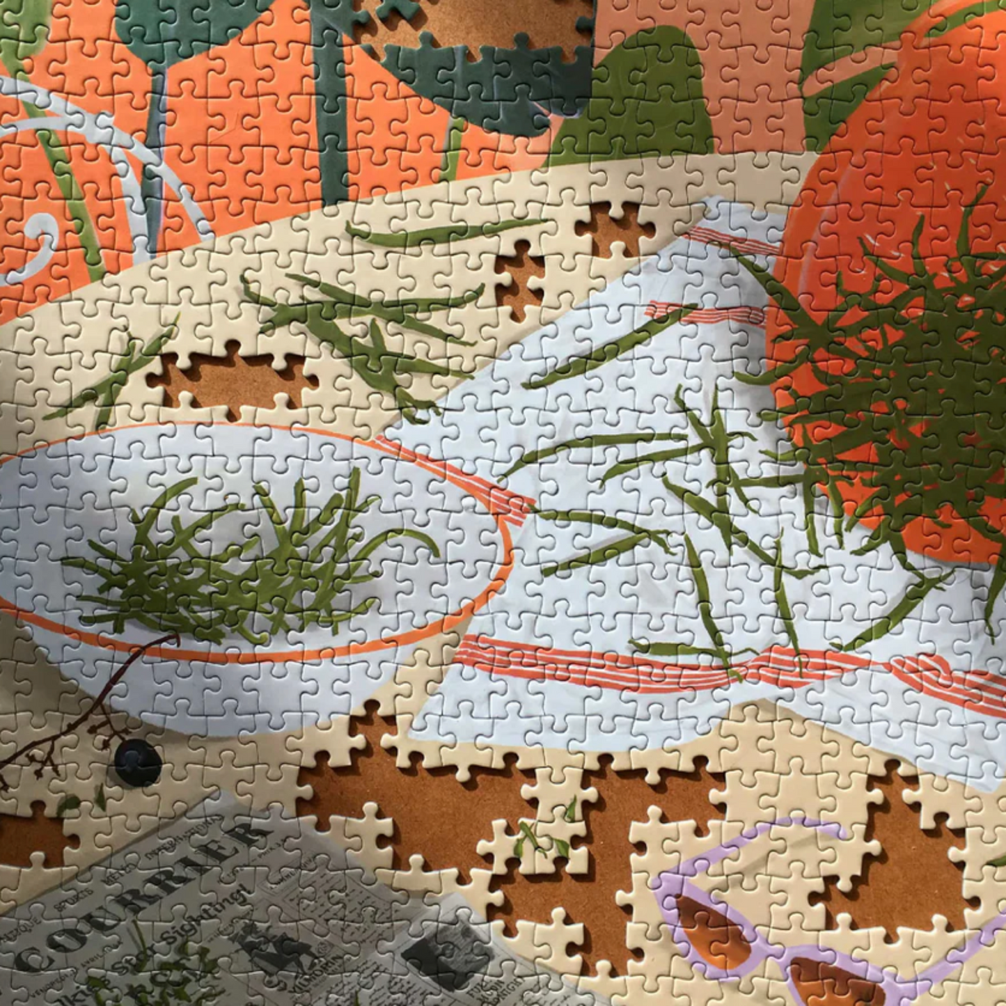 Puzzle - Les haricots verts
