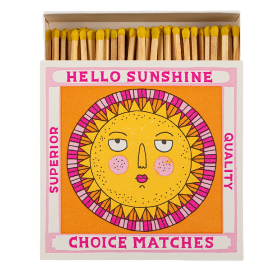 Boîte d’allumettes “Hello Sunshine Matches”