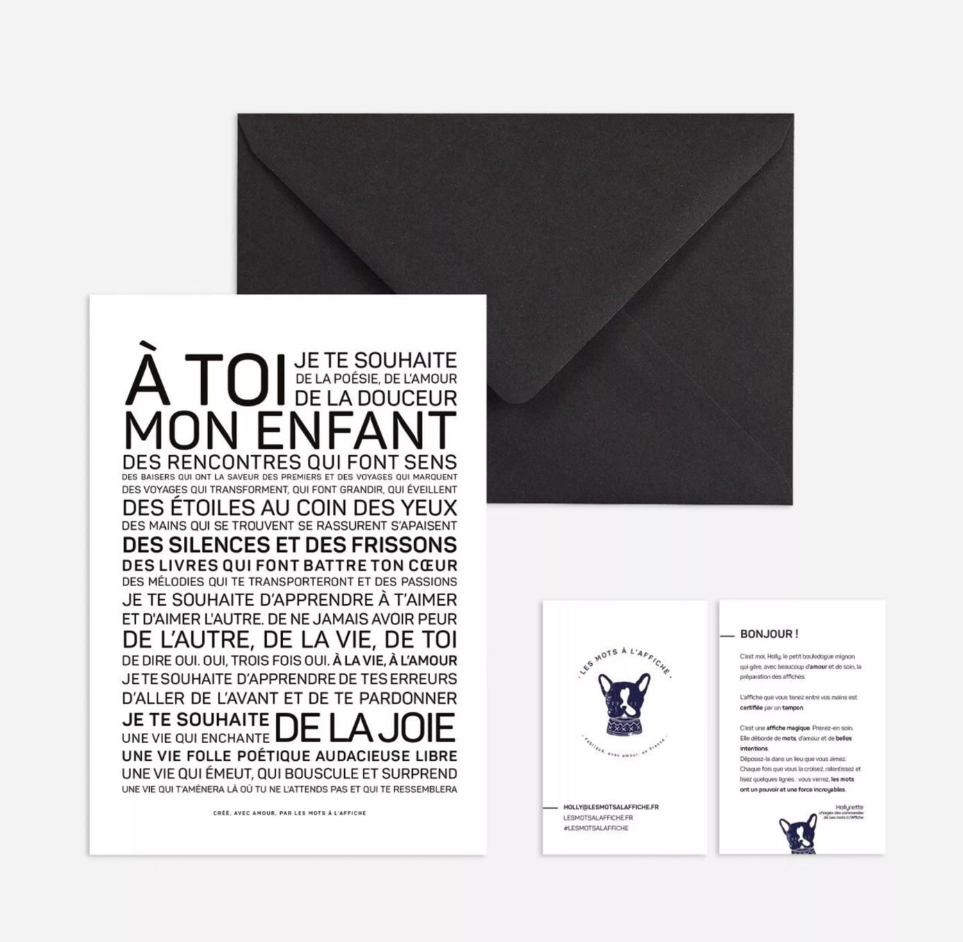 Affiche Mon enfant – illustrée A6