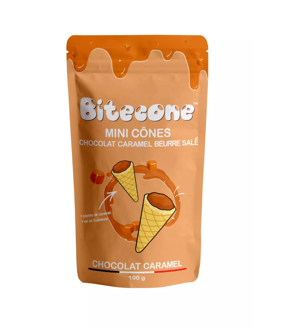 Bitecone – Mini Cônes Chocolat Caramel Beurre Salé