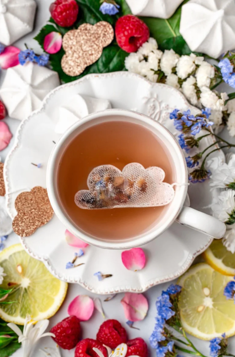 Sachets personnalisés « Nuages » x5 – Tisane Citron Verveine