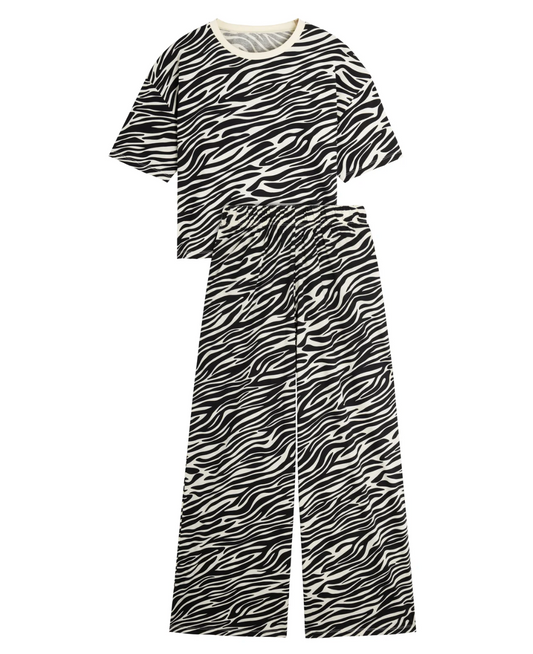 Pyjama long Coton Bio – Zèbre