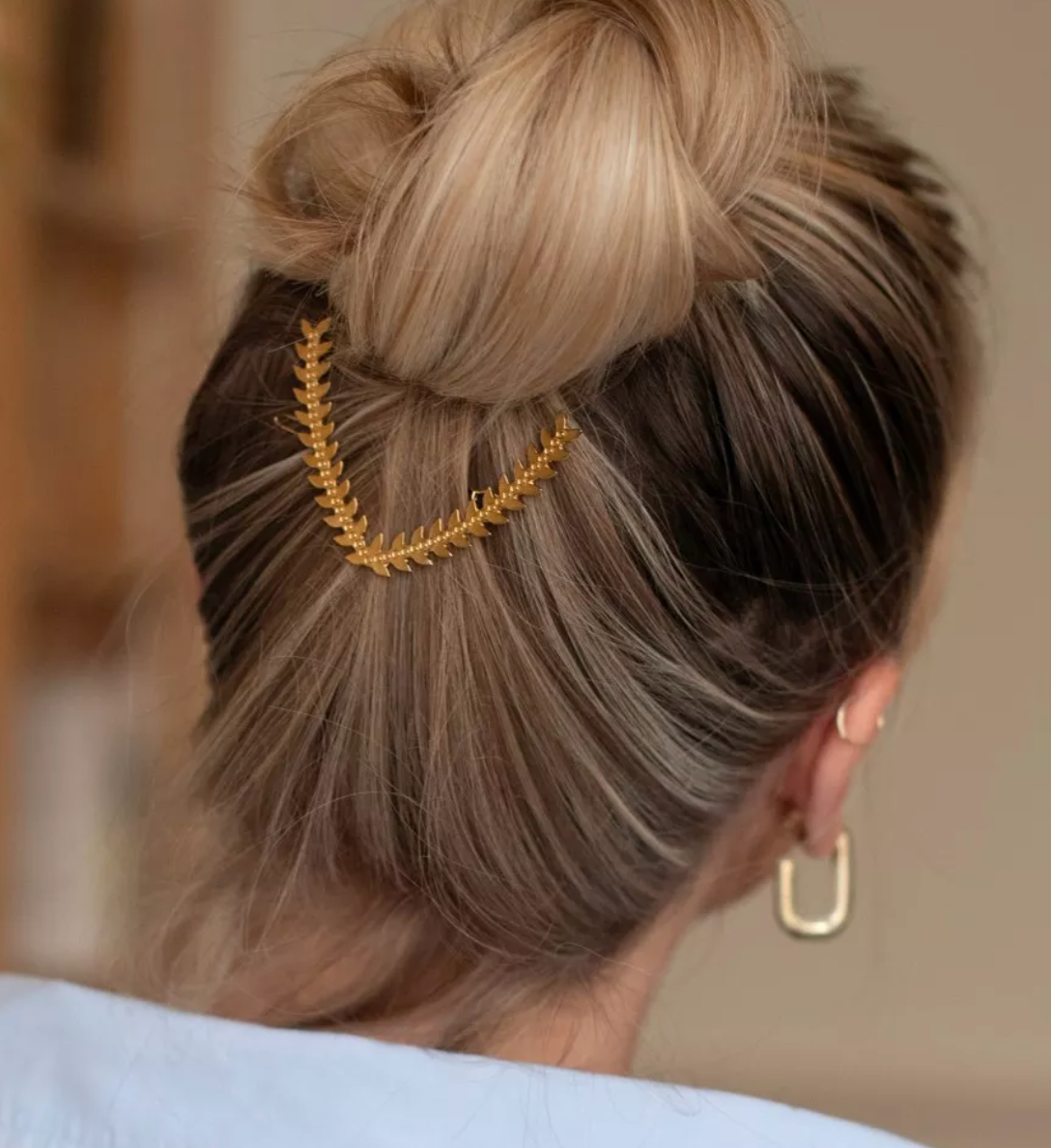 Barrette Cheveux Eve – Doré