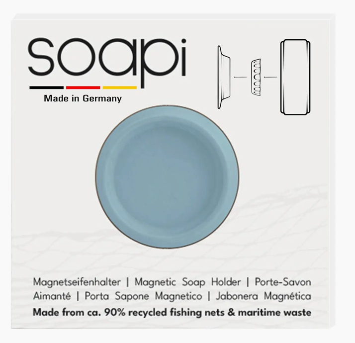 Porte-savon magnétique Soapi Bleu