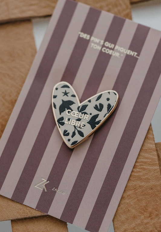 Pin's cœur - Libre