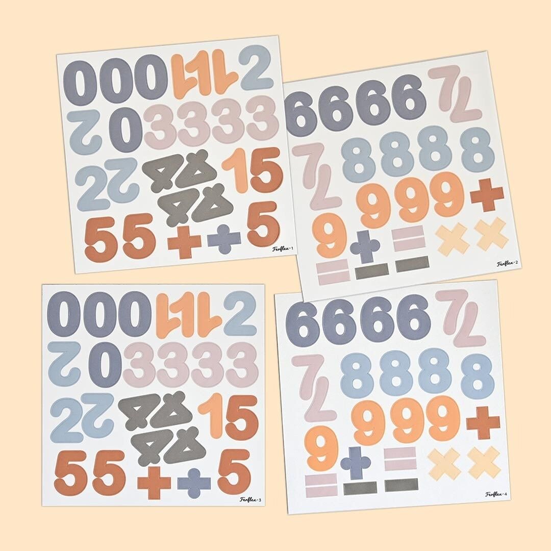 Chiffres Magnétiques - Lot de 100 magnets