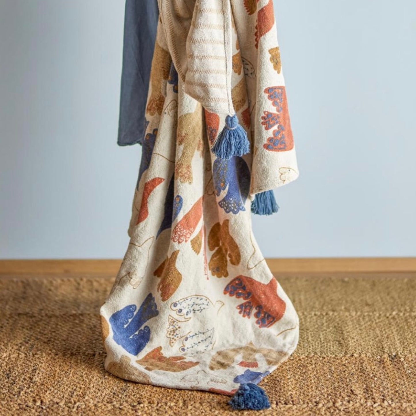 Anniversary Plaid, Marron, Coton recyclé