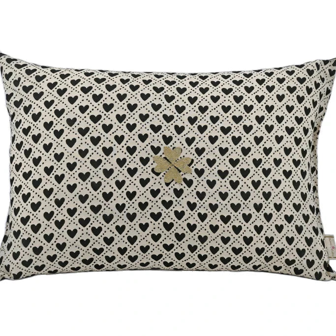 Coussin, les cœurs