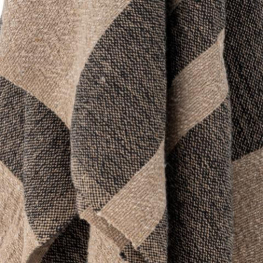 Temi plaid - Noir - Coton recyclé