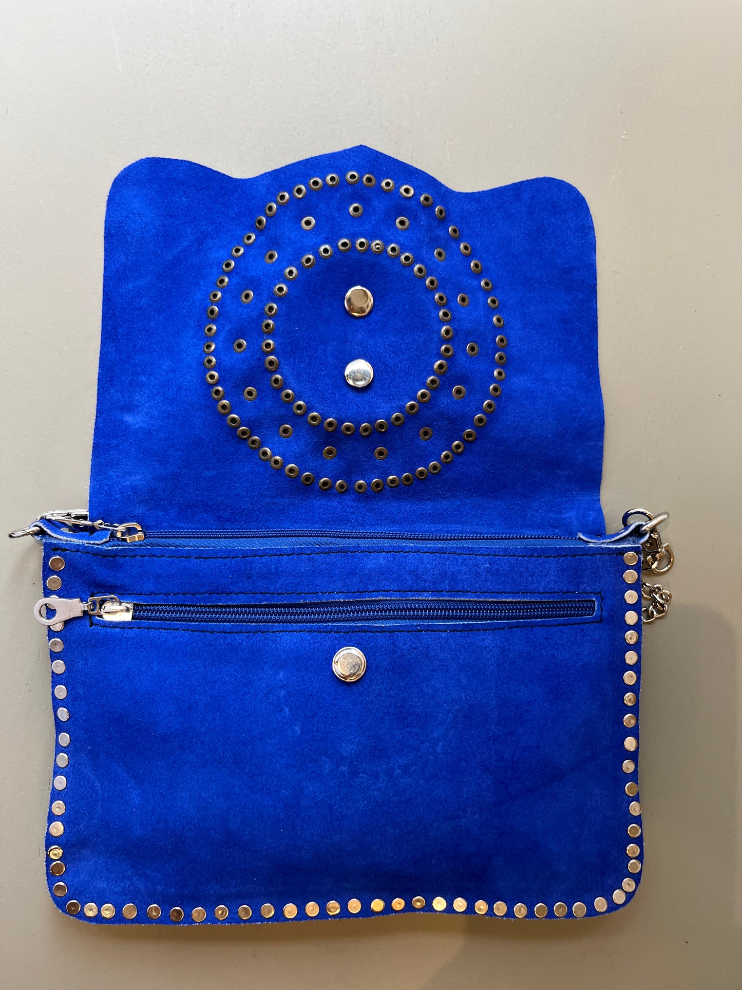 Sac pochette bandoulière cuir femme