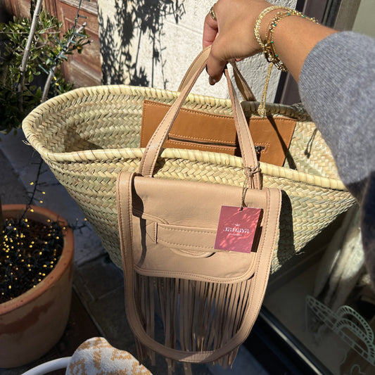 Sac Jade - Cuir et doum