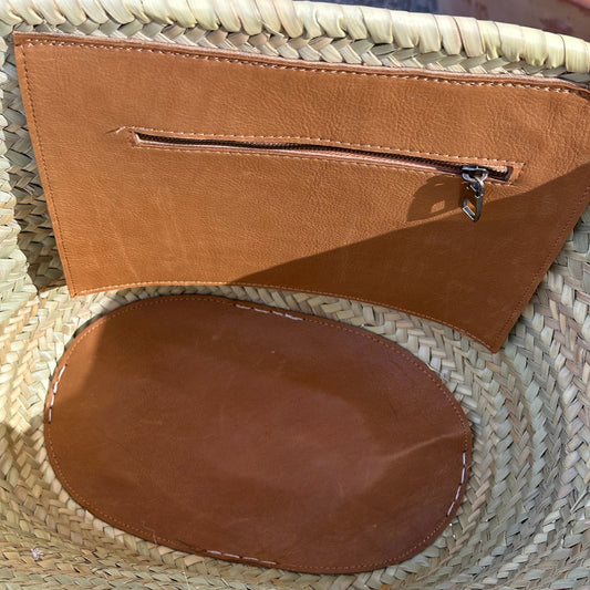 Sac Jade - Cuir et doum