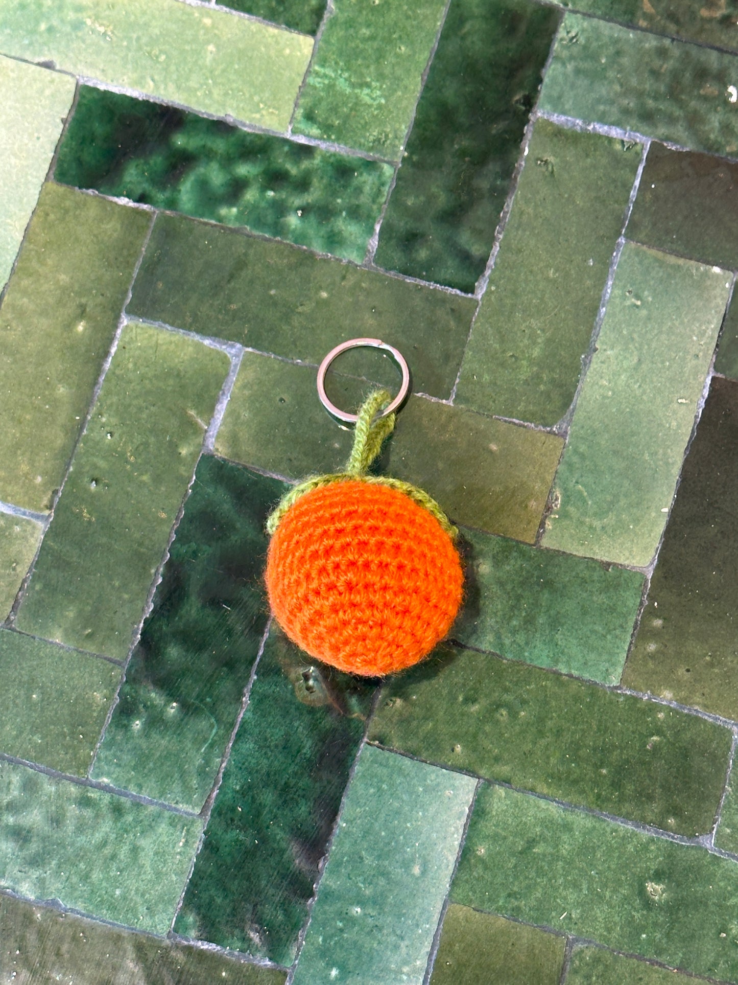 Porte-clés crochet artisanal