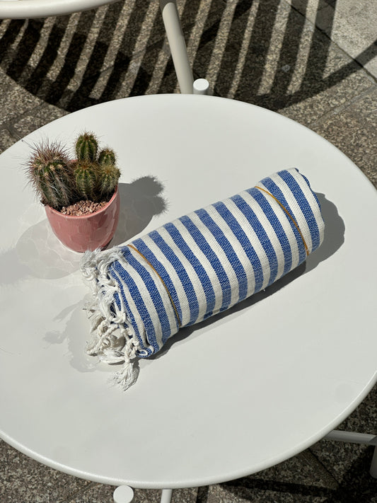 Fouta 100% coton – Fabrication artisanale Maroc