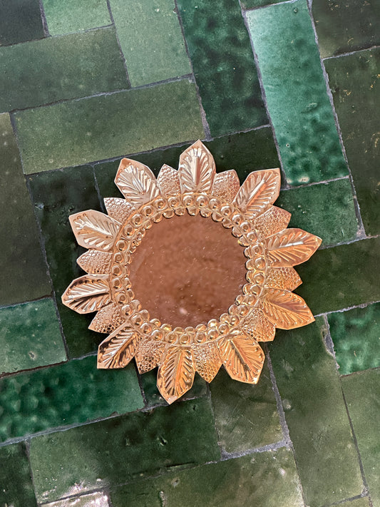 Miroir soleil - Laiton