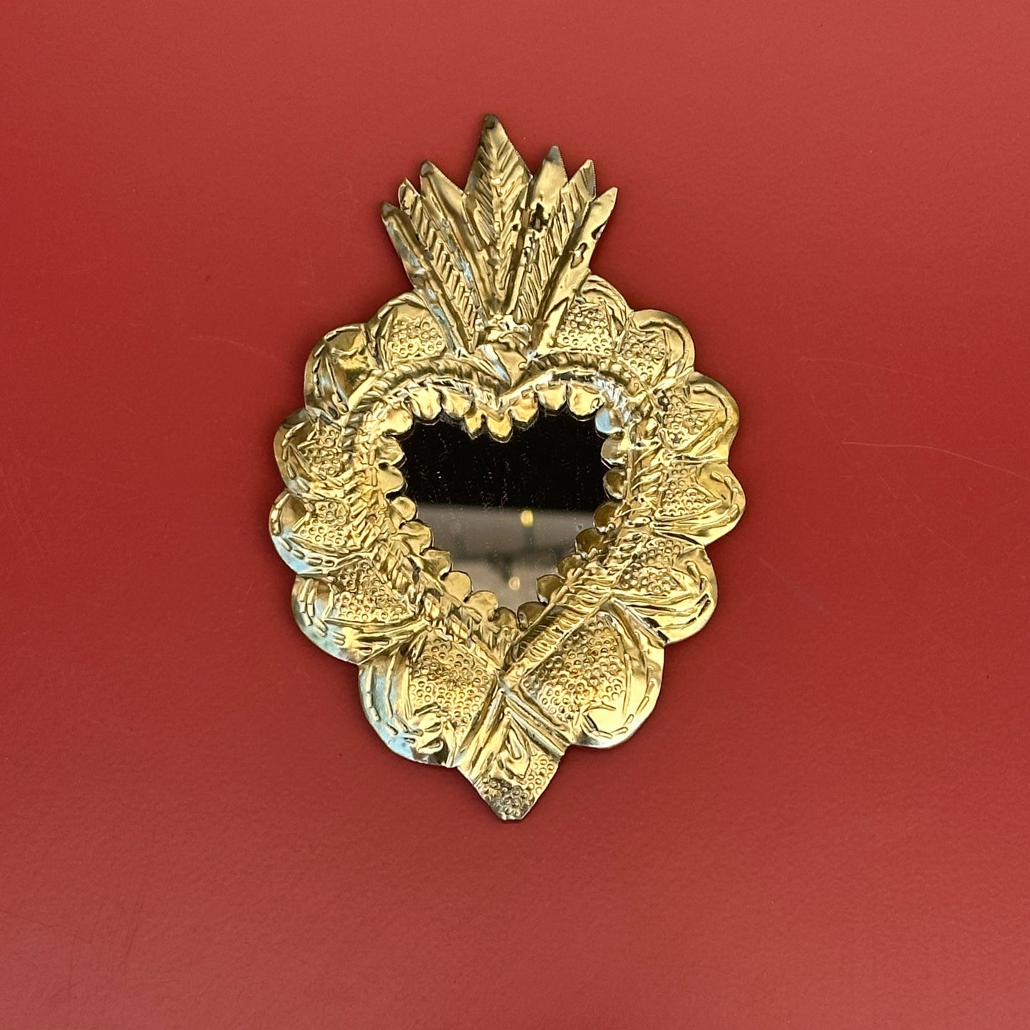 Cœur sacré en laiton - M