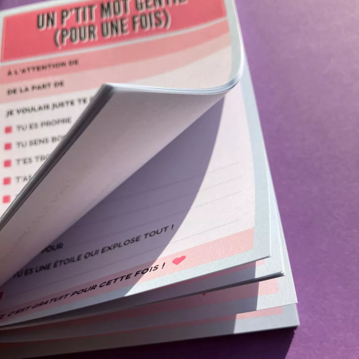 Bloc-notes Un P’tit Mot Gentil – A6