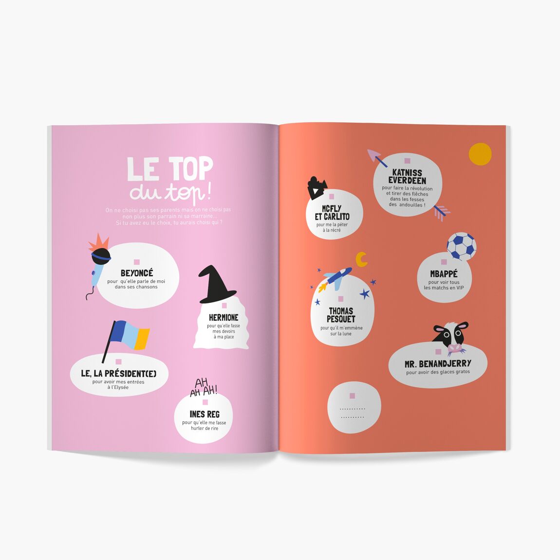 MON PARRAIN, MA MARRAINE A MOI - Livre à remplir rien qu'à 2