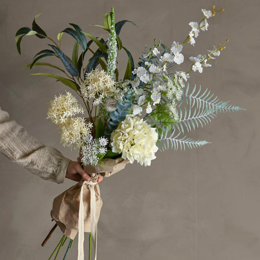 Fleurs artificielles - Bouquet blanc