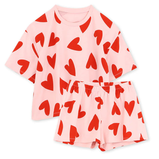 Pyjama Coton Bio Mi Amor Rose – We Are Jolies
