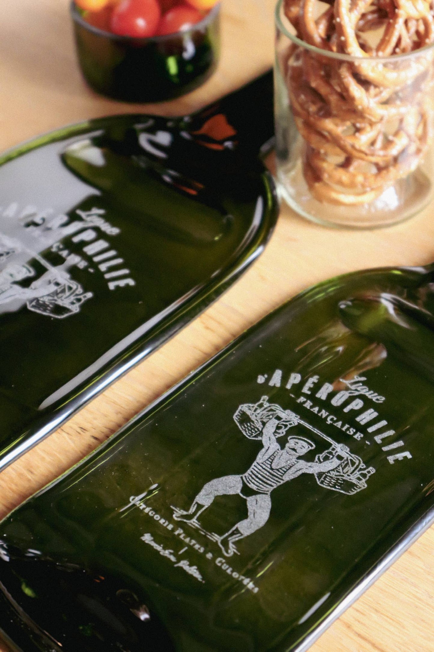 LES PLATES illustrées Apérophilie - vertes