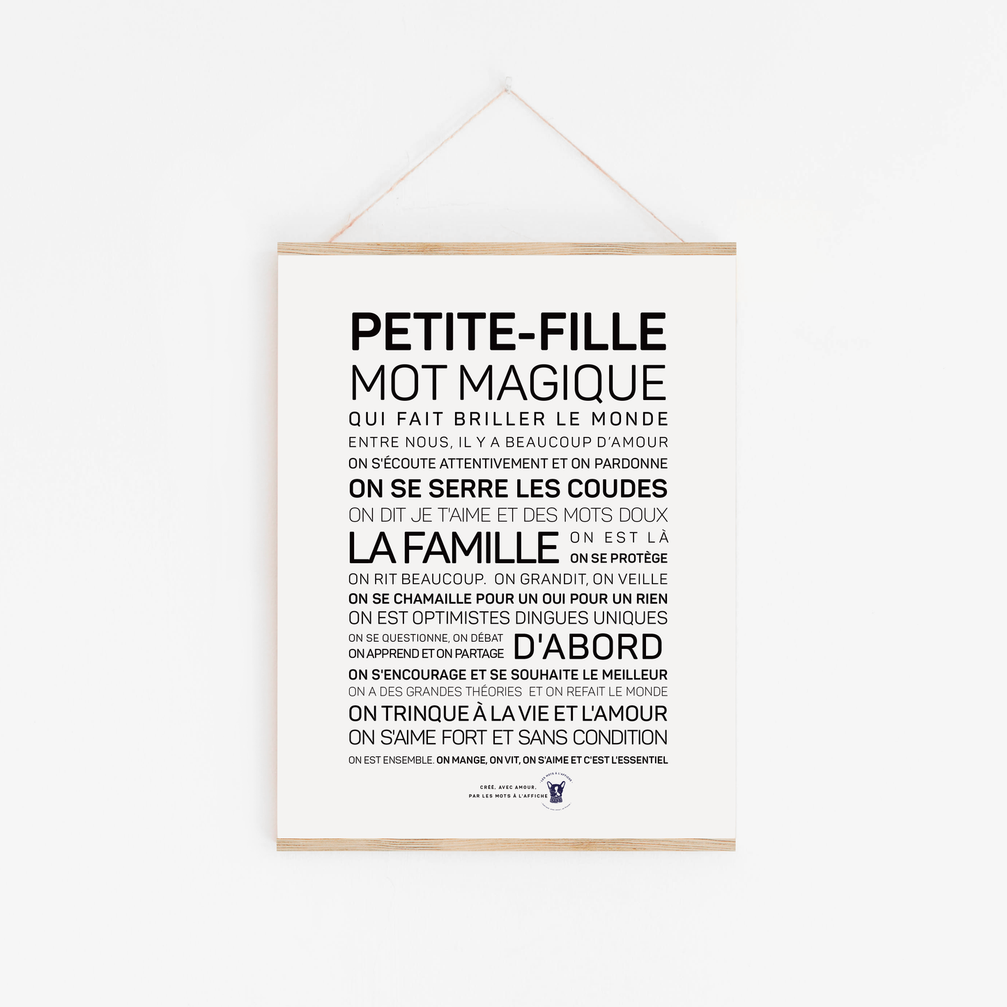 Affiche Petite-fille