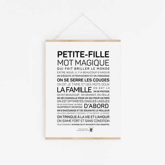 Affiche Petite-fille