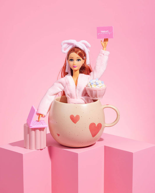 Mug Balle Cœurs Douillets 500ml Édition Limitée