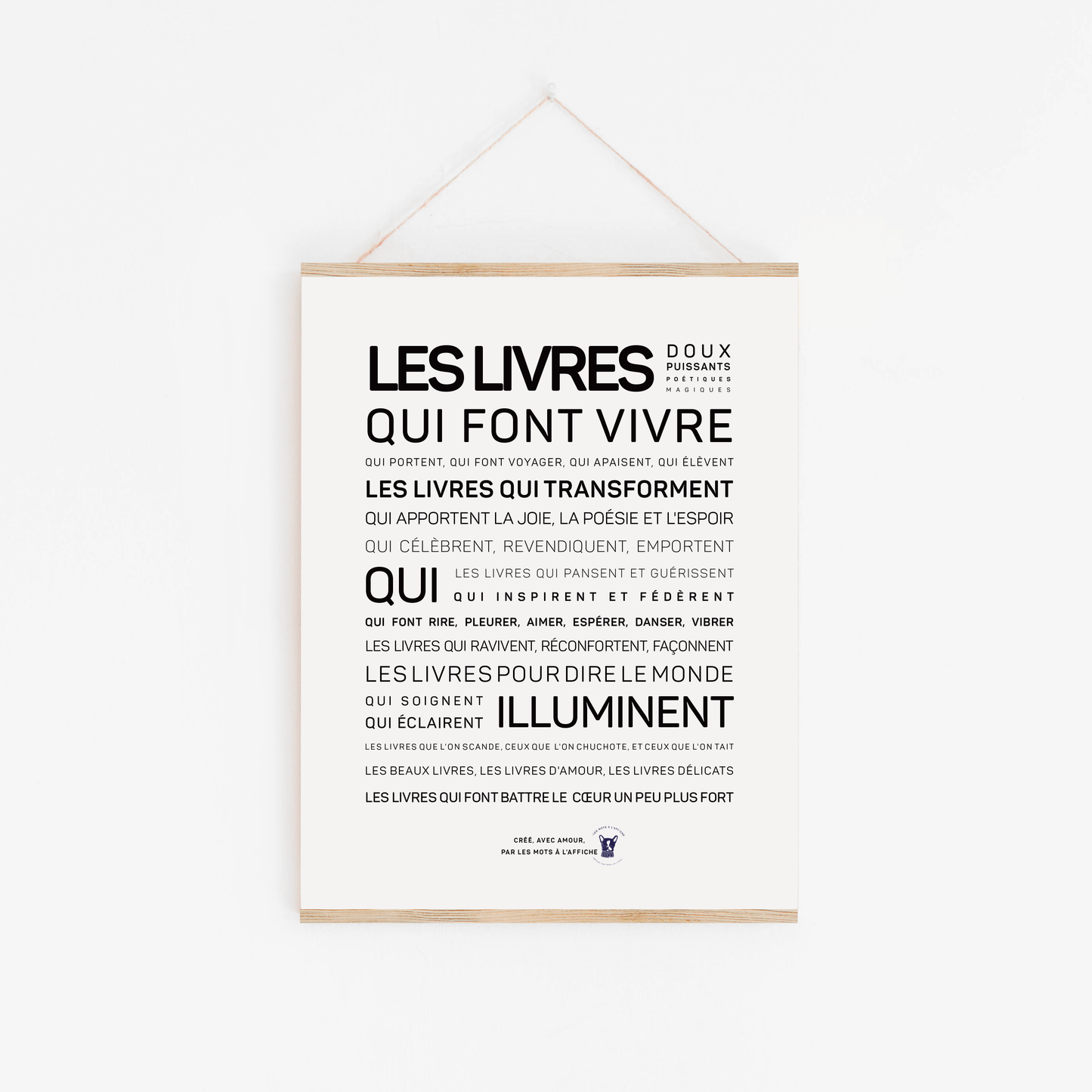 Affiche Les Livres