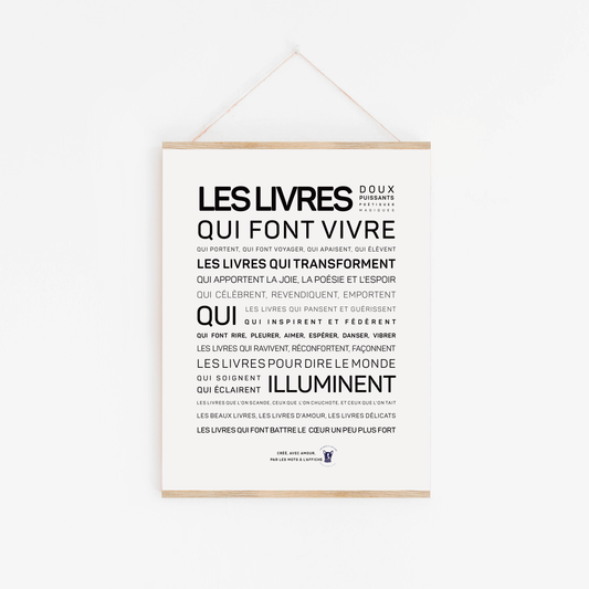 Affiche Les Livres