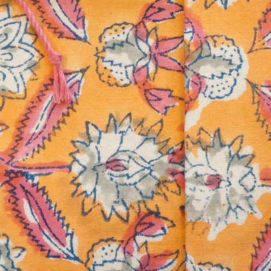 Carnet recouvert de tissu imprimé N°22
