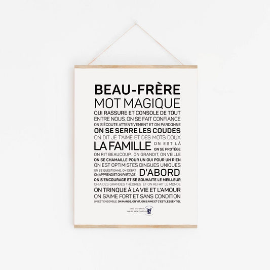 Affiche Beau-frère A6
