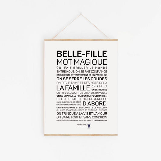 Affiche Belle-fille A6