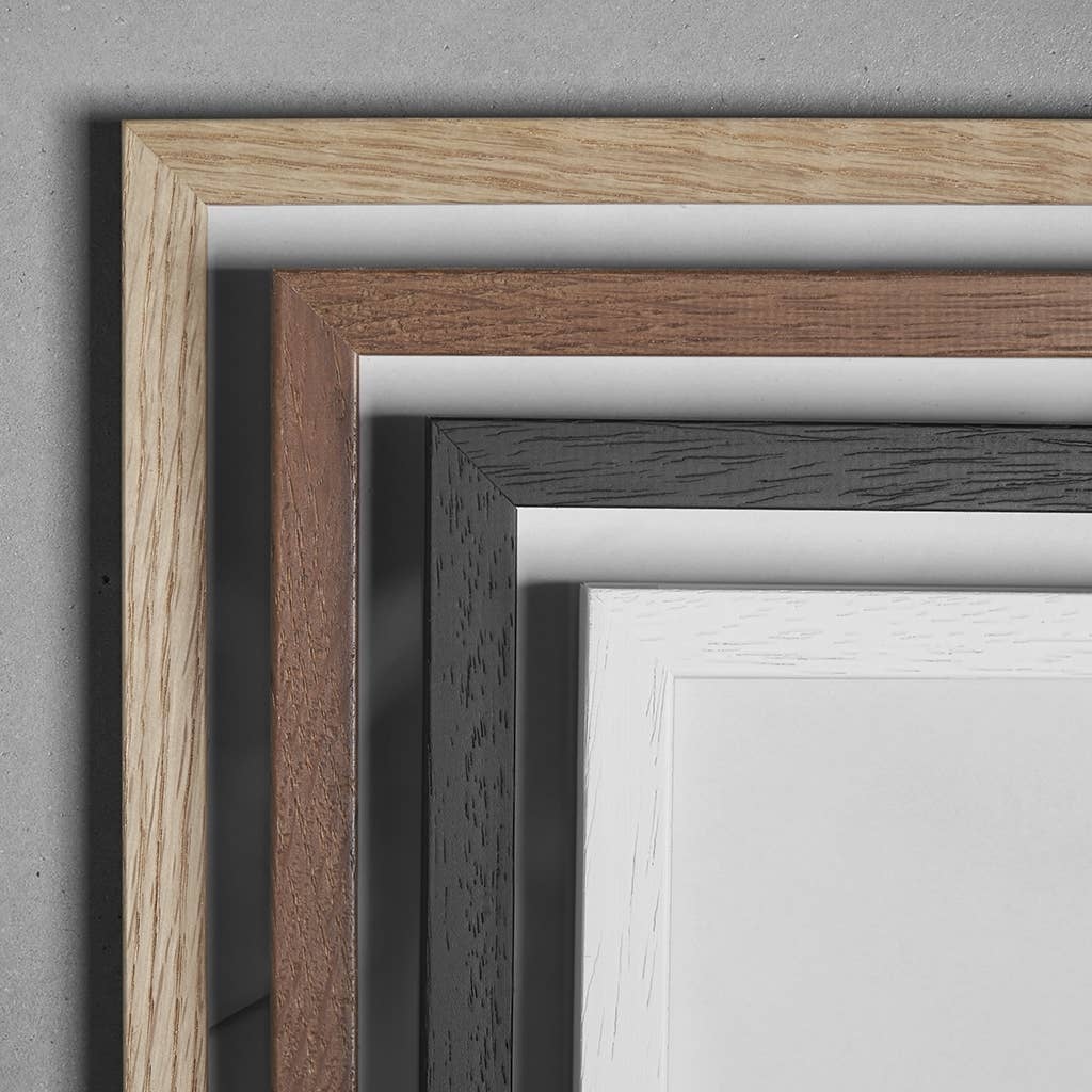Cadre en bois - Chêne - Verre