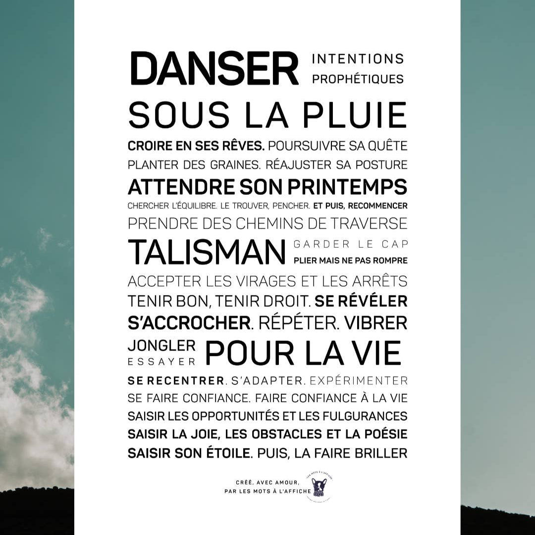 Affiche Danser sous la pluie