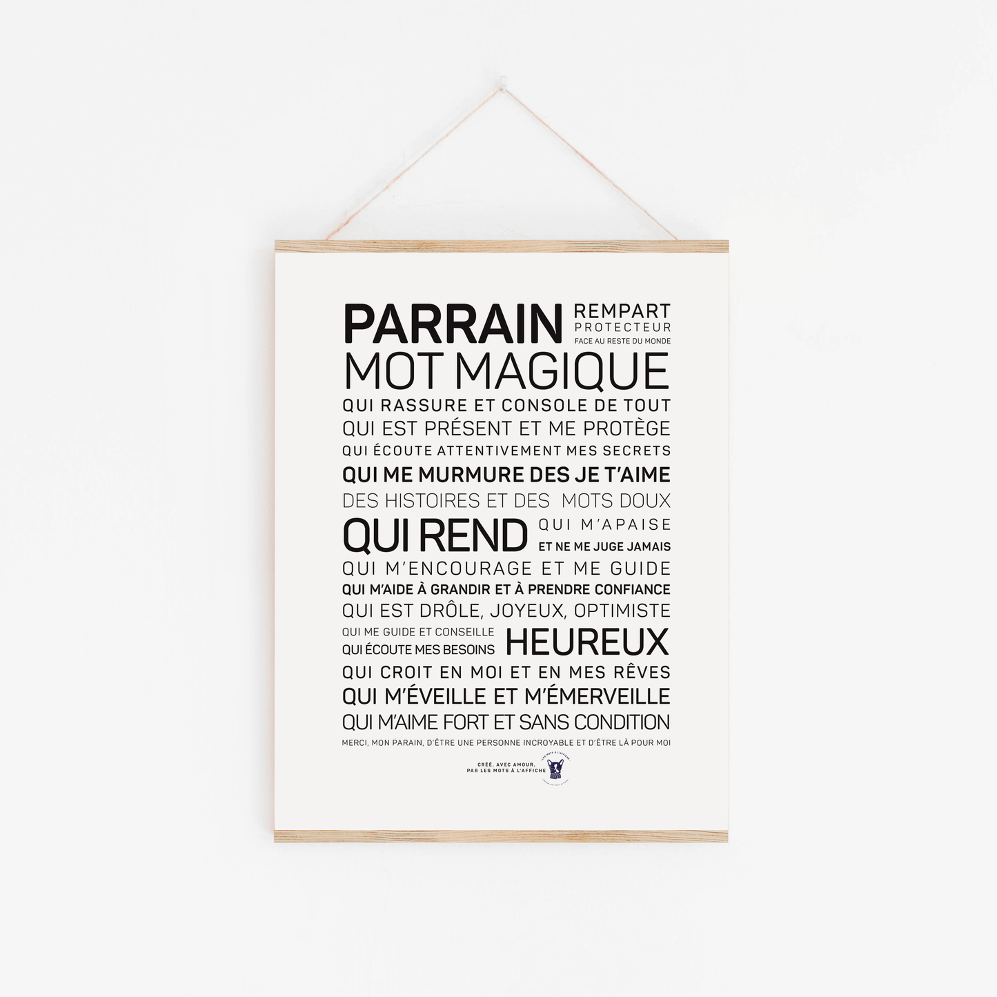 Affiche Parrain A6