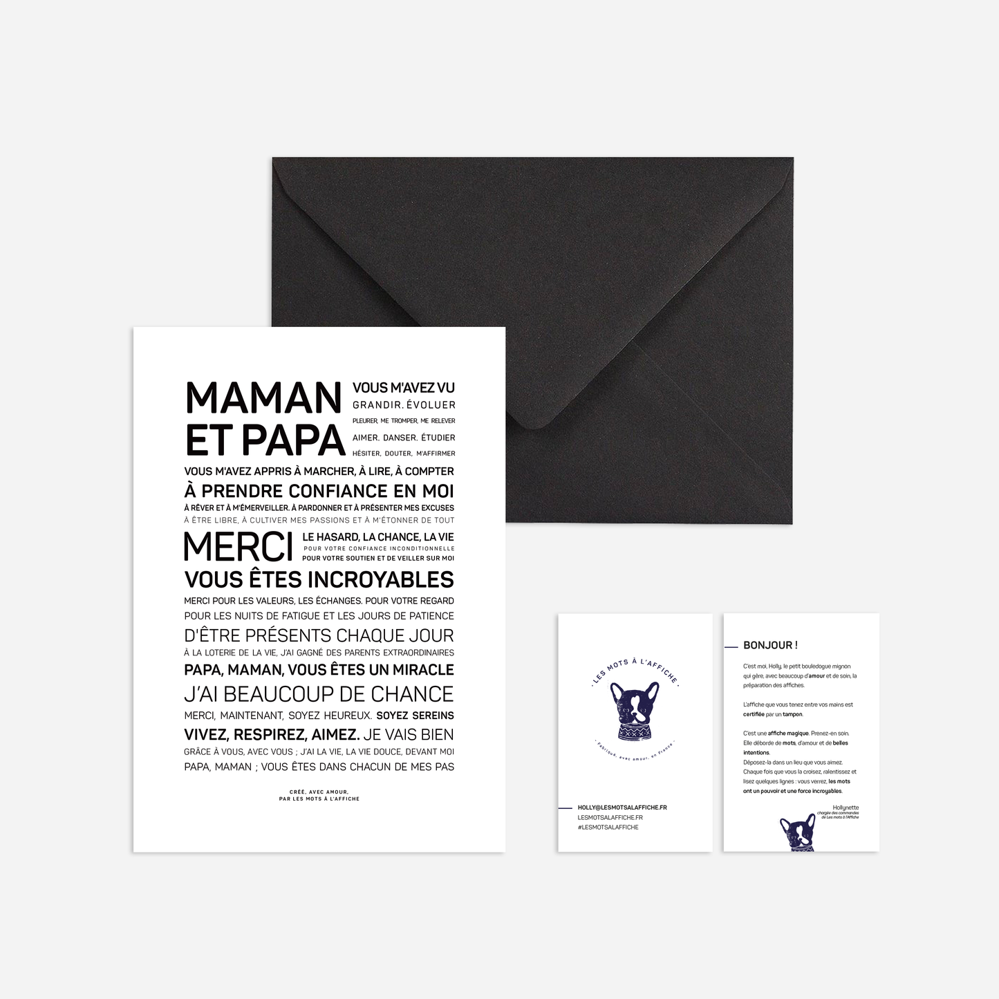 Affiche Parents (maman et papa)